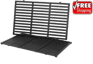 2Pk Replacement BBQ Cast Iron Cooking Grid Grates for Weber Genesis Spirit 7638 - Picture 1 of 2
