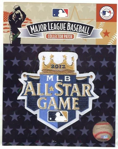 2012 MLB All Star Sleeve Patch Kansas City Royals Official Licensed Jersey Logo Cover