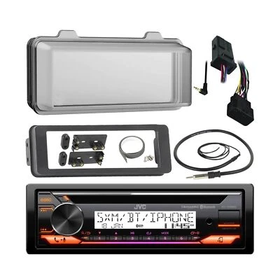 JVC KD-T92MBS Marine Radio Stereo Receiver Bundle, 1998 2013 HD Touring FLHT ... - Image 1 of 4