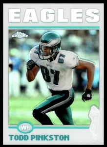 2004 TOPPS CHROME REFRACTOR Todd Pinkston Philadelphia Eagles #84 - Picture 1 of 2