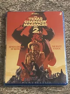 Texas Chainsaw Massacre 2 (Blu-ray, 1986 Tobe Hooper Film) RARE OOP EDITION! NEW - Picture 1 of 2