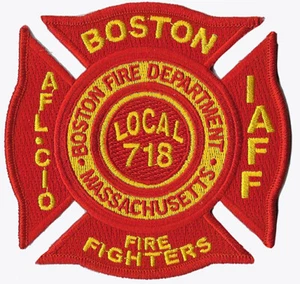 Nuevo parche contra incendios Boston Fire Union Local 718 IAFF AFL CIO - Imagen 1 de 1