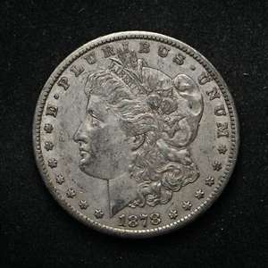1878-CC Morgan Silver Dollar XF++ (cn14844) - Picture 1 of 2