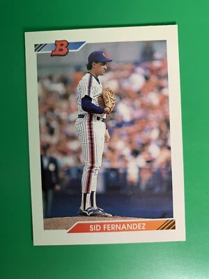 1992 Bowman Sid Fernandez #296 New York Mets - Image 1 of 2