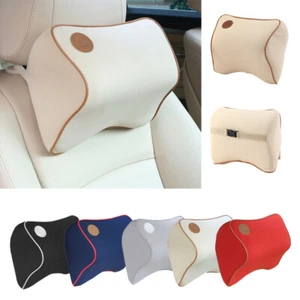 Travel Car Seat Head Neck Rest Memory Pillow Cushion Pad HeadRest BackSupport - Picture 1 of 21