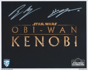 Autógrafo firmado por EWAN MCGREGOR & HAYDEN CHRISTENSEN STAR WARS 8x10 OPX 057763 - Imagen 1 de 4