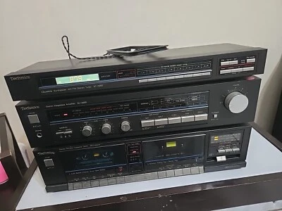 Amplificador integrado y sintonizador estéreo echnics SU-Z900 ST-Z990, RS-D224W probado Foto 1 de 4