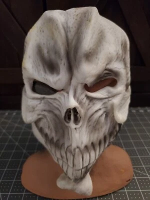 Scary Skeleton Skull Death Goth Halloween front face Mask California Costumes   - Image 1 of 4