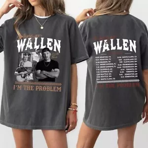 Morgan Wallen Concert Shirt, Morgan Wallen I'm The Problem Tour 2025 T-Shirt - Picture 1 of 5