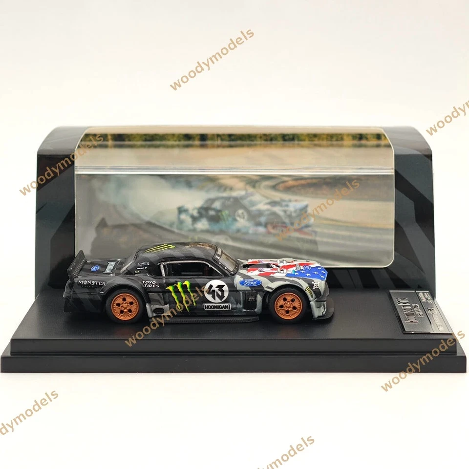 1/64 Street Weapon Ford Mustang 1965 Ken Block's Hoonicorn RTR V2 modelos diecast Foto 1 de 4