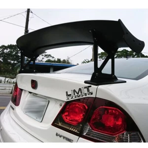Matte Black FIT FOR Honda Civic 8th 4DR Sedan JS Rear Trunk Spoiler Wing 2011 - Picture 1 of 7