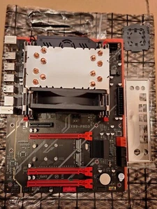 ATX Mainboard Intel Xeon LGA2011-3 32- 256GB RAM+ 2696v3 /v4  22C/44T DUAL NVME - Bild 1 von 15