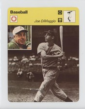 1977-79 Sportscasters Series 02 Lausanne A Joe DiMaggio #02-08 HOF