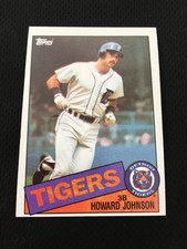 HOWARD "HOJO" JOHNSON ROOKIE 1985 TOPPS NEW YORK METS RC BASEBALL CARD