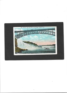 CANADA PC "Steel Arch Bridge & Niagara Falls" 9-26-1928 Woodstock, ONT. - Picture 1 of 2