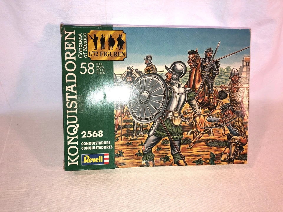 Duas caixas de bonecos Revell normandos e conquistadores - Imagem 1 de 4