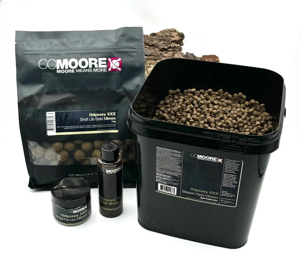 CCmoore Odyssey XXX Session Pack 15mm 18mm Boilies Pellets Booster Ball Pop Ups - Bild 1 von 1