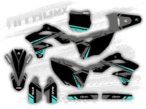 Graphics Kit fits Kawasaki KX 250F KXF 250 KX250F 2013 2014 2015 2016 Decals - Picture 1 of 1