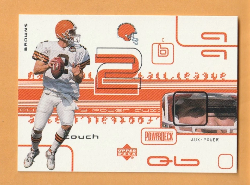 Tim Couch Cleveland Browns 1999 Upper Deck PowerDeck Auxiliary Kentucky Wildcats - Image 1 of 2