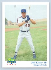 Jeff Kiraly 1992 Classic Best Kingsport Mets