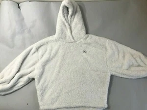 Peaches And Dreams Mädchen Hoodie flauschig weiß Polyester Gr. S - Bild 1 von 3