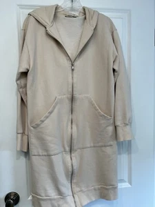 Zara Beige Long Hoodie - Picture 1 of 3