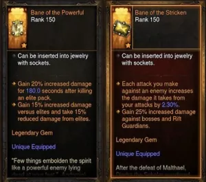 DIABLO 3 ALL 23 LEGIT LEGENDARY GEMS - ALL CONSOLES ! ! ! - Picture 1 of 12