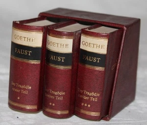3 alte DDR Minibücher - Goethe - Faust - Teil 1-3 - Bild 1 von 4