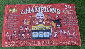 Liverpool Champions Flag 5x3ft 20 Times - Picture 1 of 1