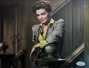 Foto autografiada por Angie Dickinson 8x10 certificado de autenticidad JSA actriz Rio Bravo rara - Imagen 1 de 1