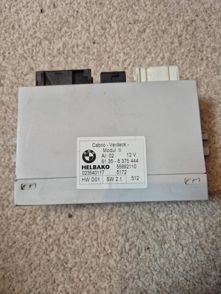 Modulo Comando Tetto BMW Serie 3 E46 Cabrio 8375444 - Immagine 1 di 1