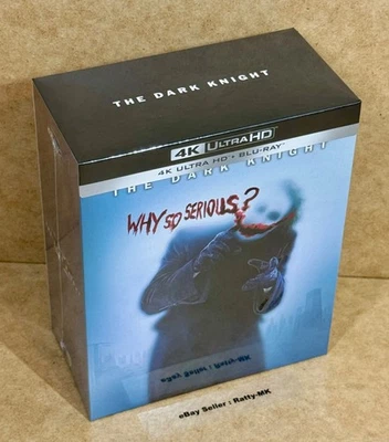 THE DARK KNIGHT - MANTA LAB ONE CLICK 4K + BLU RAY STEELBOOKS - NEW & SEALED - Image 1 of 4