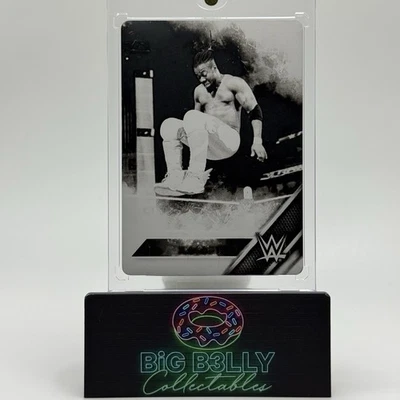 2016 Topps WWE Then Now Forever Kofi Kingston Black Printing Plate 1/1 #129 - Image 1 of 2