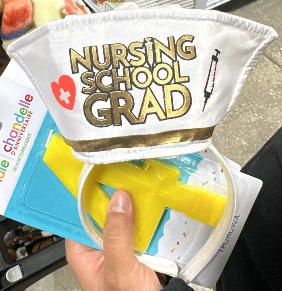 Sombrero de enfermera blanco escuela de enfermería graduación universitaria tema fiesta favor diadema Foto 1 de 1