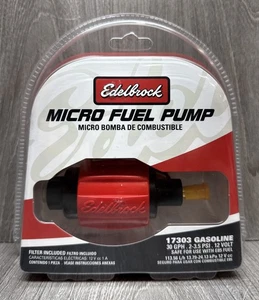 Edelbrock 17303 12-Volt 30GPH Gasoline Micro Fuel Pump (NEW SEALED) - Bild 1 von 1
