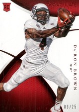 2015 Immaculate Collection Collegiate Multisport Red #129 Da'Ron Brown /25