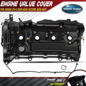 Engine Valve Cover with Gasket for Honda Accord 2013-2017 CR-V 2015-2019 L4 2.4L - Picture 1 of 8