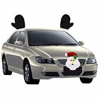 Holiday Time Santa Head And 2 Gloves Novelty Christmas Fabric Car Costume