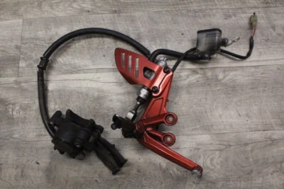 2007 2008 suzuki gsxr1000 RIGHT REARSET REAR SET BRAKE CALIPER MASTER CYLINDER - Image 1 of 4