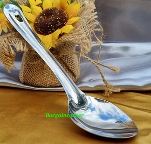 Serving Spoon (SQ2) Solid Stiring Cooking Spoon Curry Rice Buffet Spoon SS 23cm - Picture 1 of 21