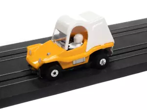 Auto World Thunderjet SC367 R34 FURGONETA DE ARENA (AMARILLO) coche ranura escala HO - Imagen 1 de 3