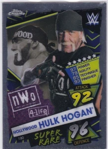 2021 Hulk Hogan WWE Topps Chrome Slam Attax #190 Super Rare NWO Wrestling - Picture 1 of 1