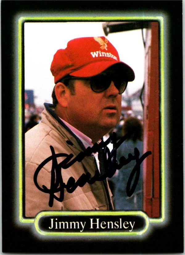 Jimmy Hensley autographed Trading Card (Auto Racing, NASCAR, SC) 1990 Maxx #125 - Image 1 of 1