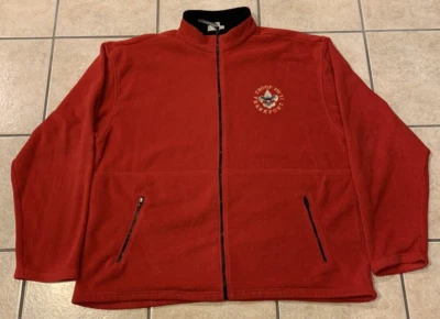Men's 3XL Colorado Trading & Clothing Red Fleece Jacket Troop 270 Frankfort IL - Image 1 of 4