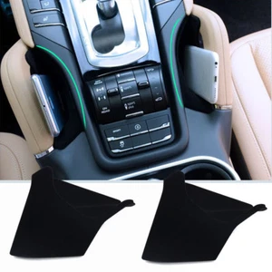 Black Interior Middle Armrest Storage Box Phone Coins Holder For Porsche Cayenne - Picture 1 of 4