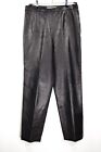 Preswick &amp; Moore Black Leather High Rise Womens Pants Size 8