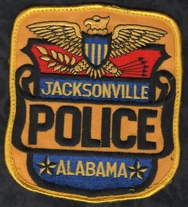 Jacksonville Alabama Police Shoulder Patch Orange VAR. Used - Picture 1 of 2