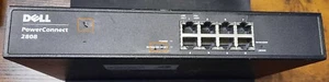 USED WORKING DELL PowerConnect 2808 8 PORT MANAGED GIGABIT ETHERNET SWITCH - Picture 1 of 3