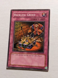 Reckless Greed YUGIOH Card SD2-EN027 37576645 - Picture 1 of 2