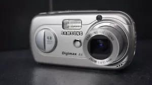 Samsung Digimax A4 4.0MP Digital Camera - Silver - Picture 1 of 8